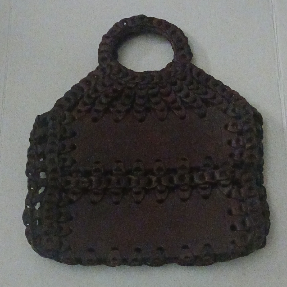 Handcrafted Brown Woven Bag